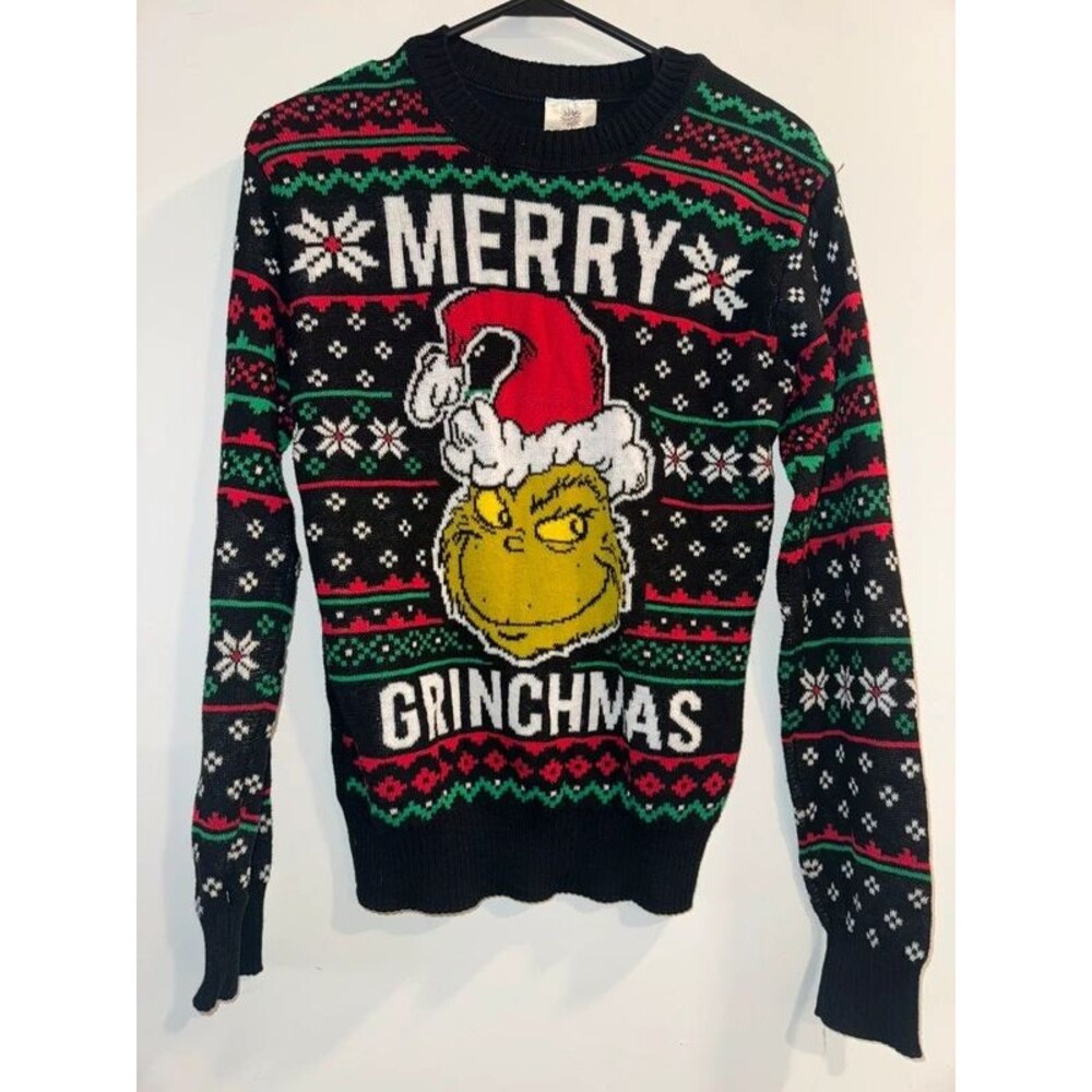 Merry Grinchmas Christmas Sweater-Size Small(3-5)